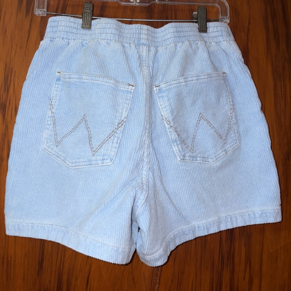 Light Blue Corduroy Shorts wrangler billabong